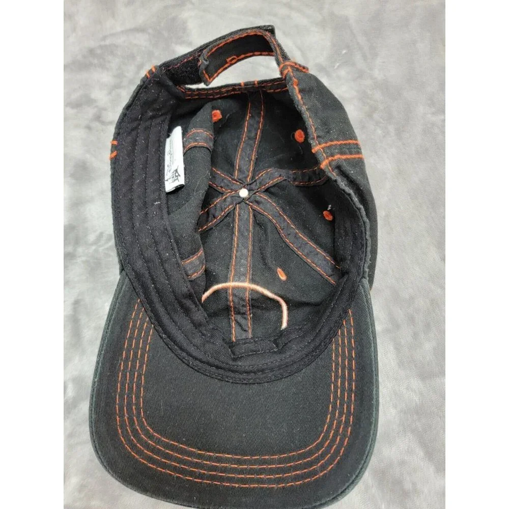 Disney‎ Animal Kingdom Parks Black  Stitch Baseball Hat Cap Adjustable